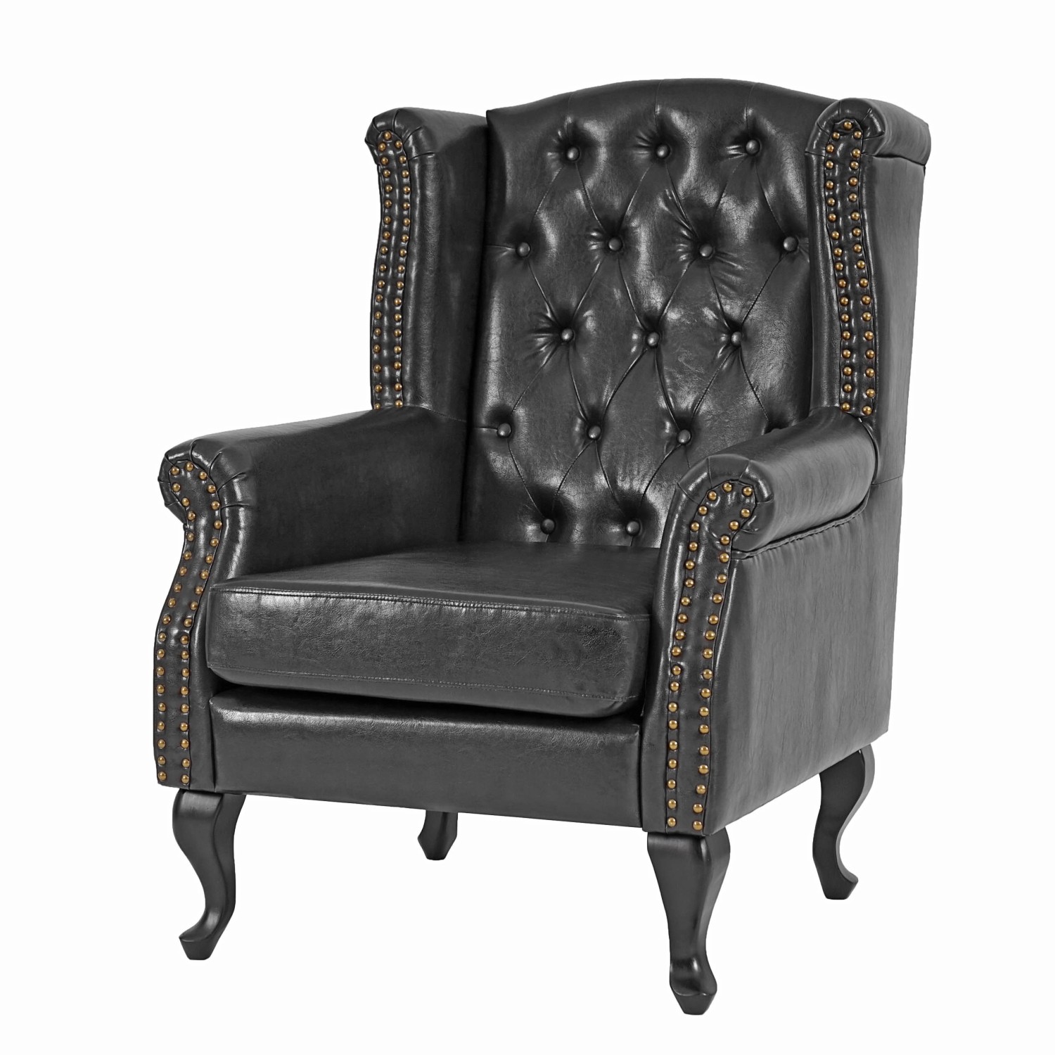 MCW Relaxsessel Oxford Schwarz ohne Ottomane günstig online kaufen
