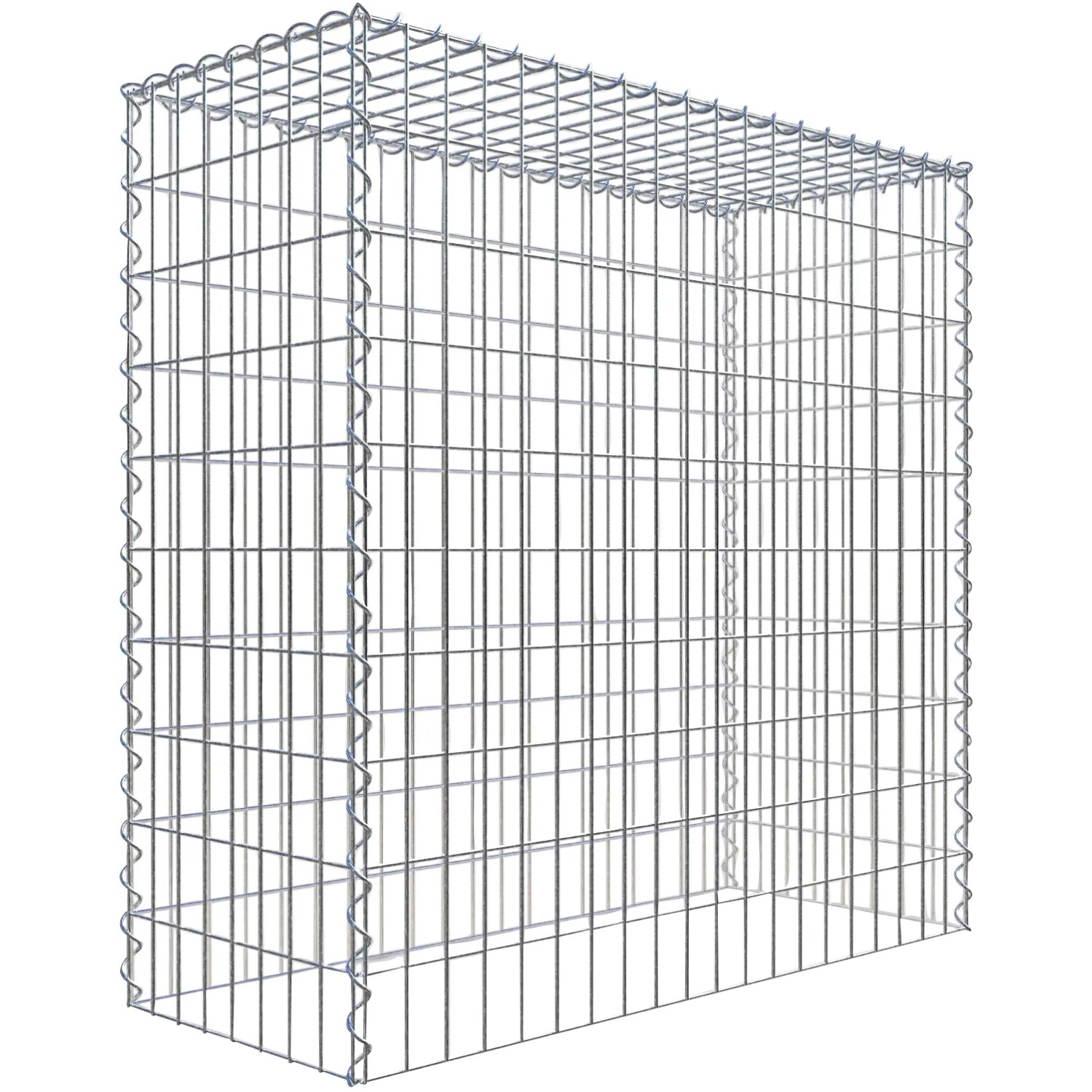 Gabiona Gabione-Anbaukorb Typ 3 100 x 100 x 40 cm Maschenw 5 x 10 cm