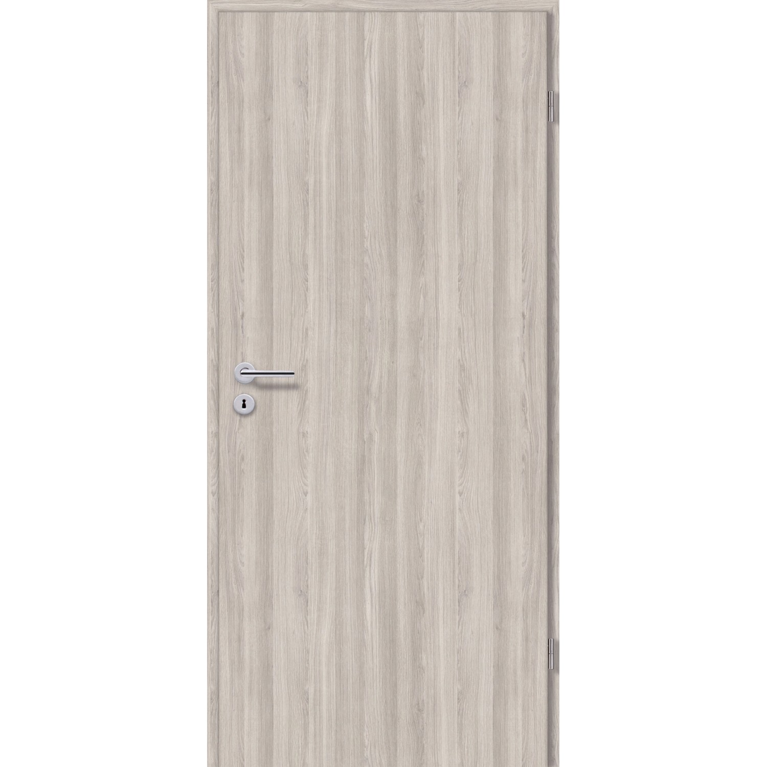 Zimmertür CPL Eiche Silber Nachb. (GLN38) 98,5 cm x 198,5 cm Anschlag R