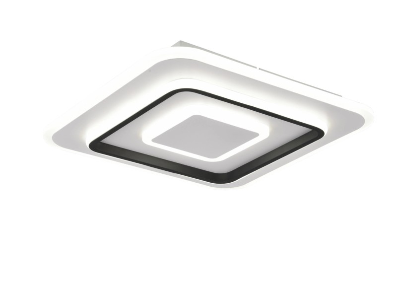 Reality LED-Deckenleuchte Jora 1-flammig Weiß Matt 39,5 cm x 39,5