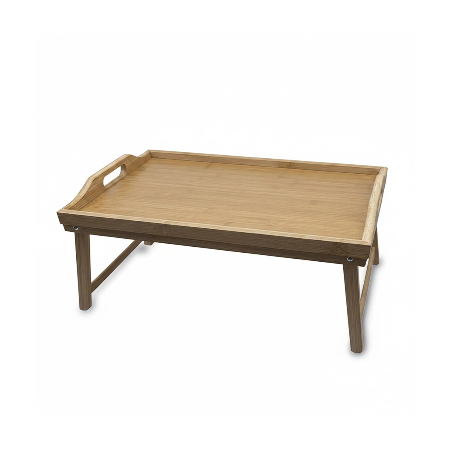 Relaxdays Betttablett Bambus Braun Klappbar 50 cm x 30 cm x 20 cm 0,97 kg