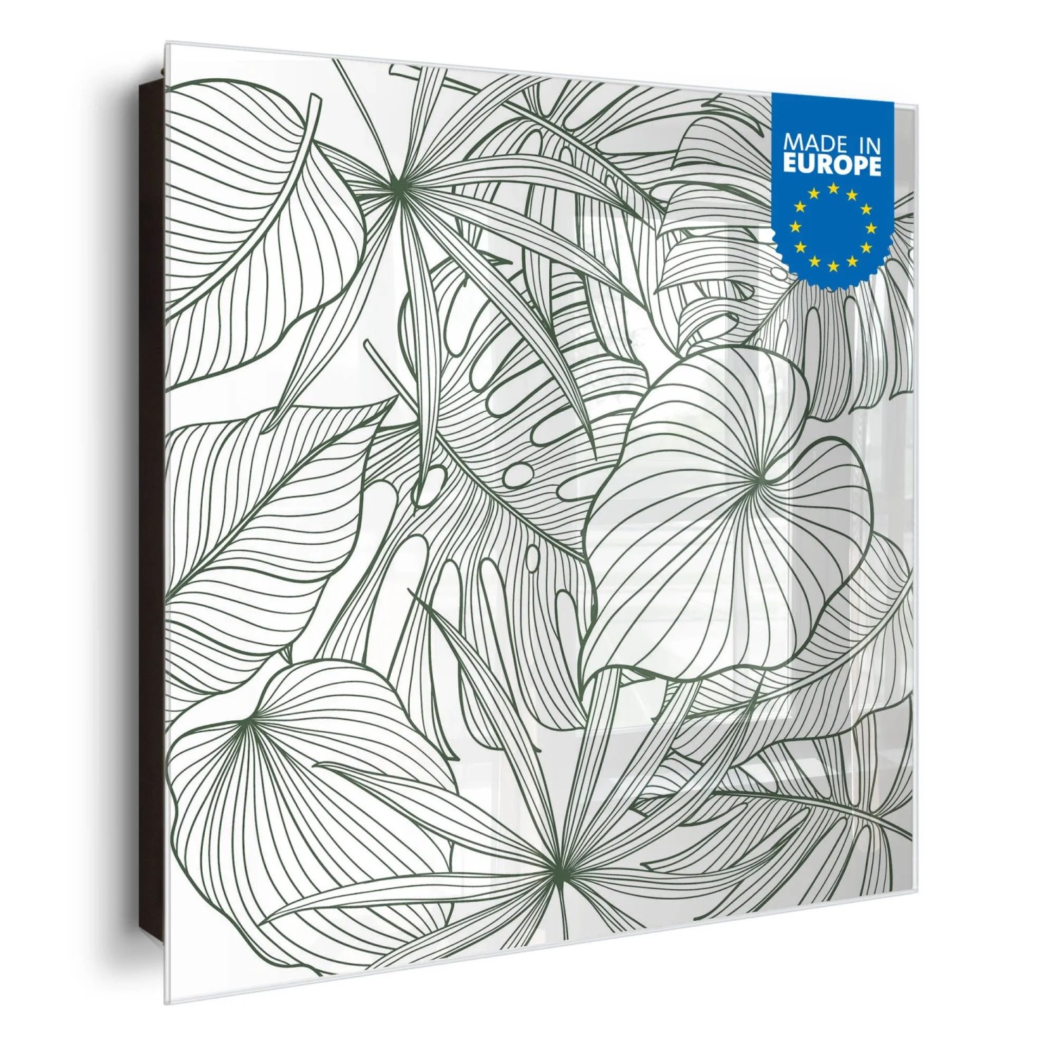 Banjado Großer Schlüsselkasten Glas 30x30cm Schwarz Scharnier Rechts 50 Hak günstig online kaufen