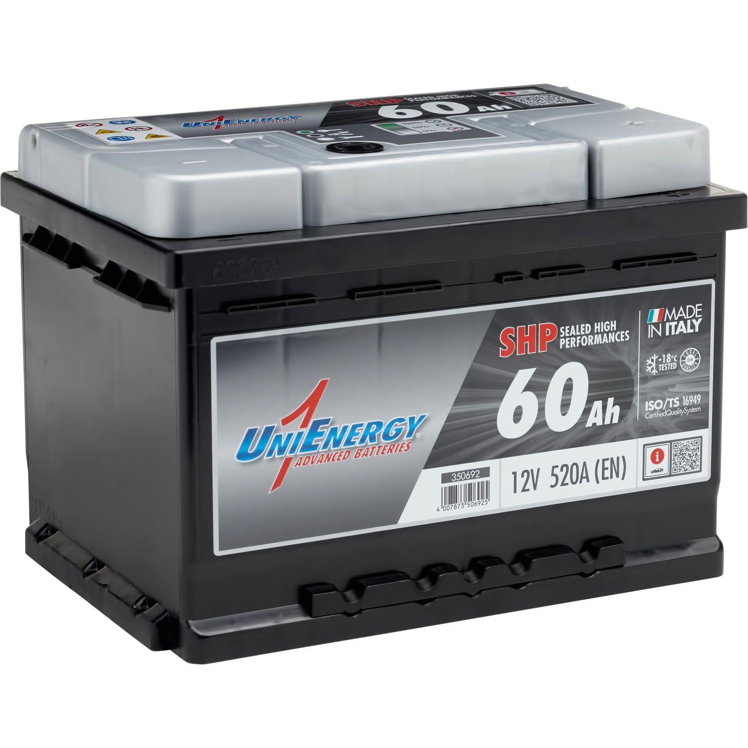 UniEnergy Autobatterie 60 Ah kaufen bei OBI