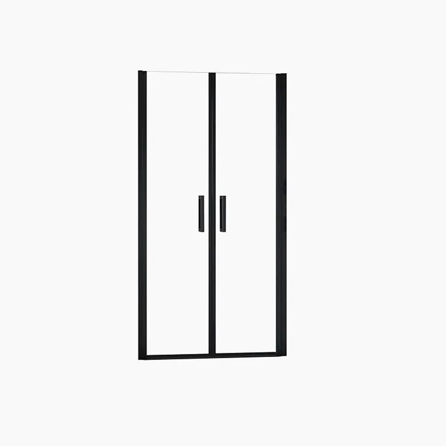 Duschparadies Nischentür Duschtür 80 x 200cm Doppel Pendeltür 8mm ESG Nano Glas Dusche Duschabtrennung Mit Weiß Duschtasse 80 x 76cm
