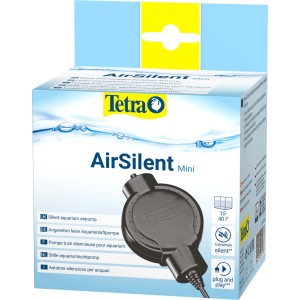 Tetra AirSilent Mini Aquariumpumpe im Karton, sehr leise für Aquarien von 10 bis 40 Liter.