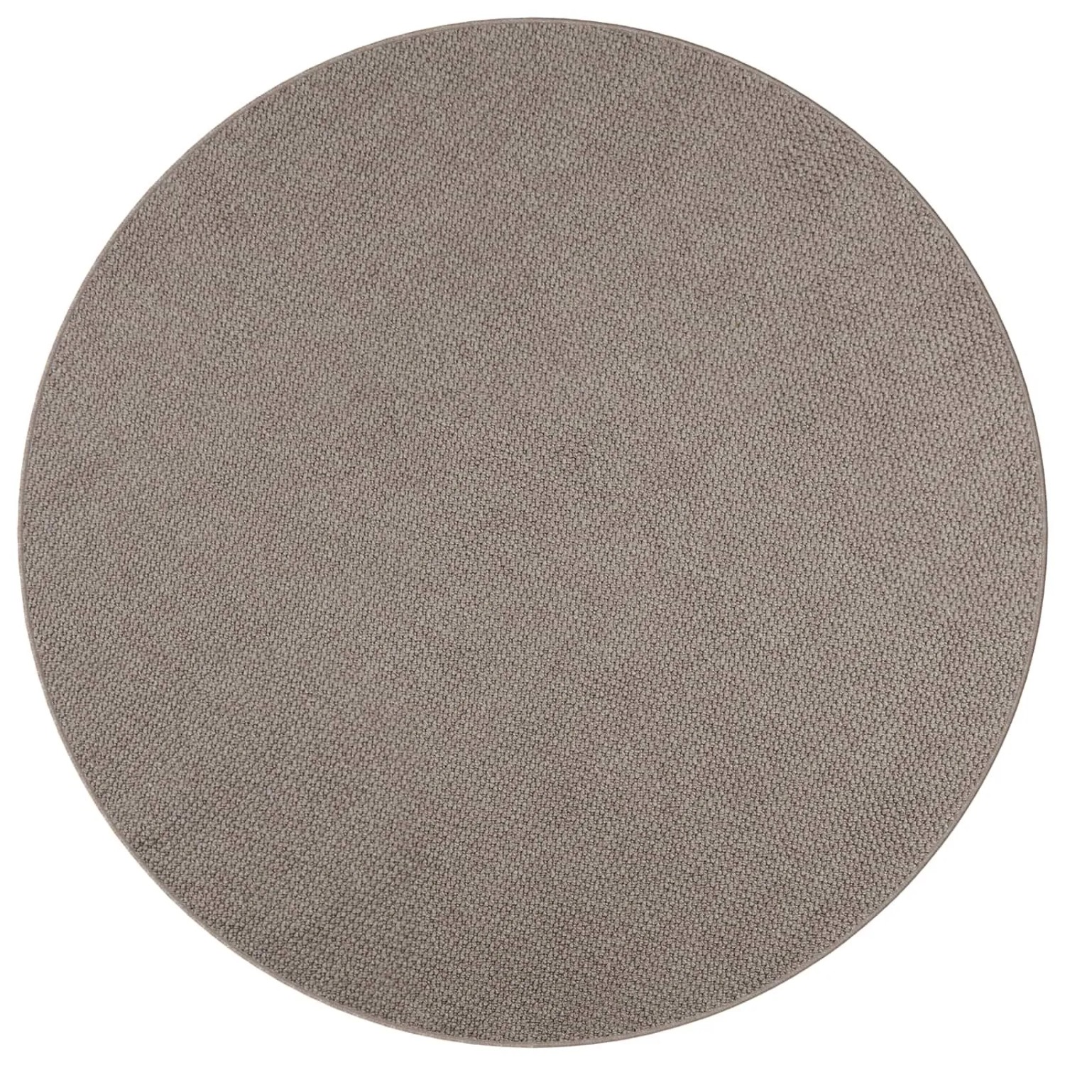 vidaXL Bereichsteppiche Rund LUGO Taupe Ø 120 CM Polyester 42022697