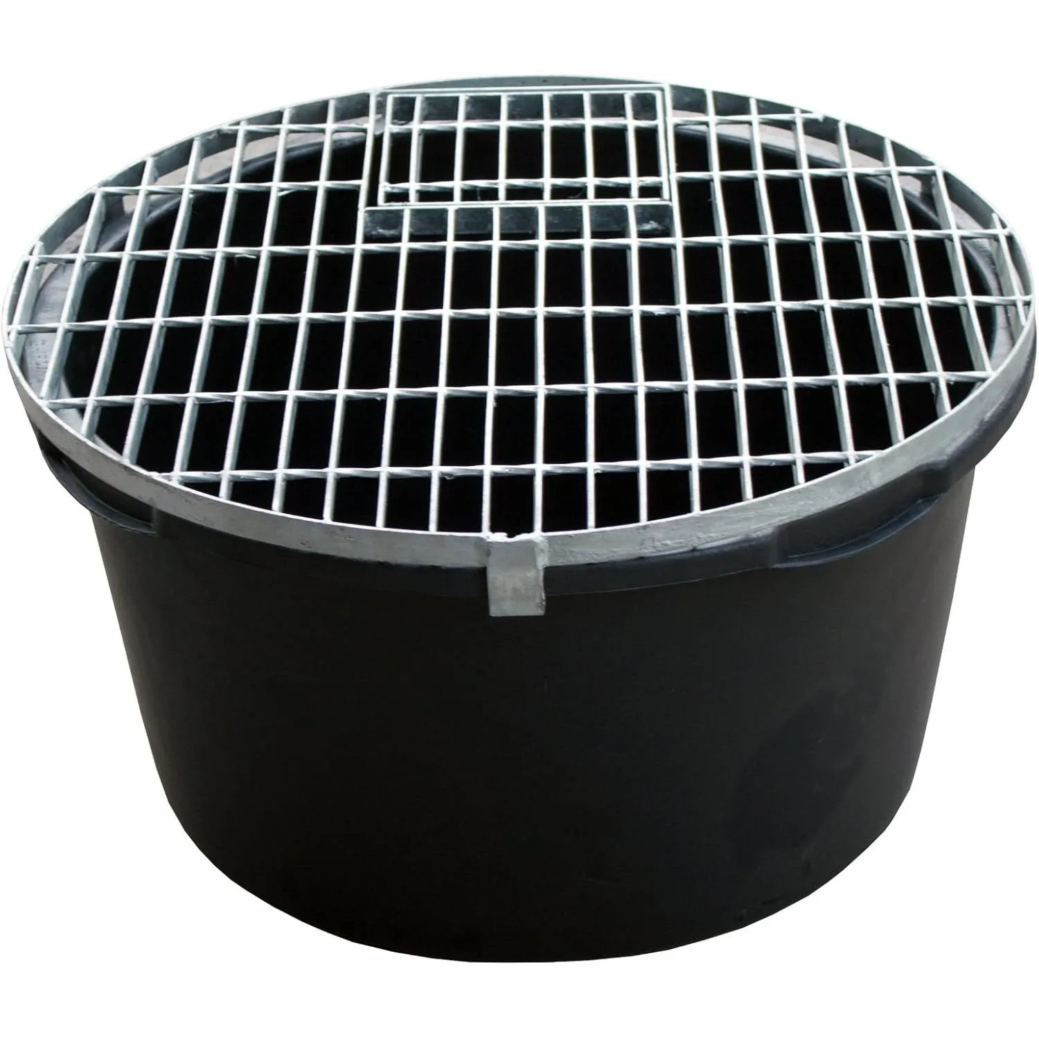 Verzinktes Intergarden Abdeckgitter, Ø 125 cm, für Brunnen, Becken und Wasserspiele.