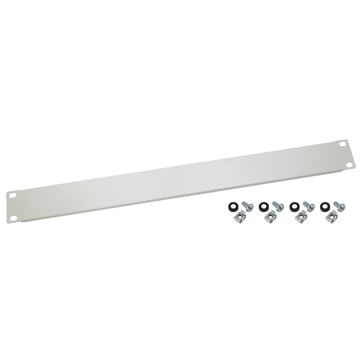 HMF 66470 Blindabdeckung für Serverschrank 19 Zoll 1 HE Lichtgrau