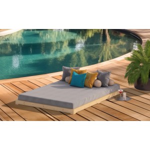 Erst-Holz Extra Niedriges Futonbett Bettrahmen 120 x 200 cm Kiefer Massiv Modell 47 ohne Zubehör