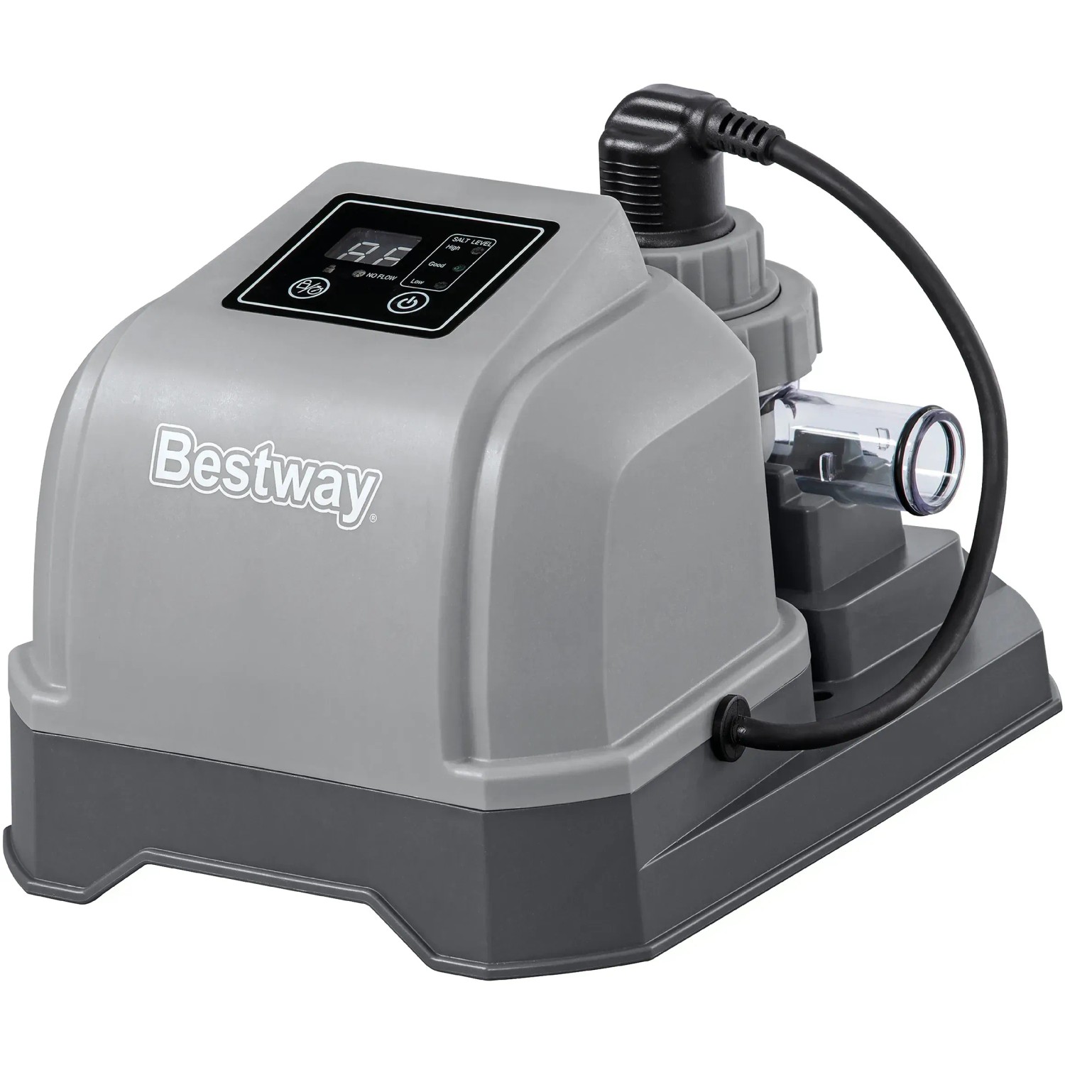 BESTWAY Salzwassersystem Salzwasseranlage Hydrogenic™ 2 g/h – für Pools bis 8.327 l, (Produkt, 1-St), Automatische Chlorerzeugung aus Salz, Anzeige des Salzgehalts
