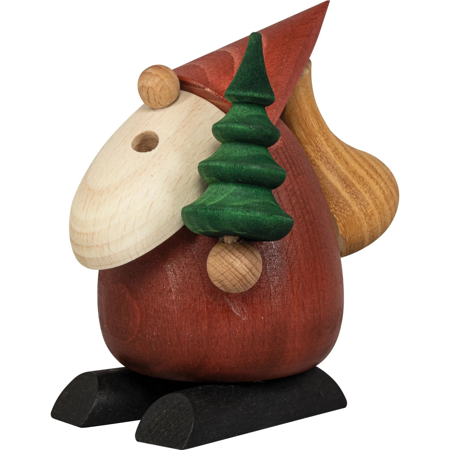 Saico Räucherfigur Weihnachtsmann-Baumlieferservice 11 cm