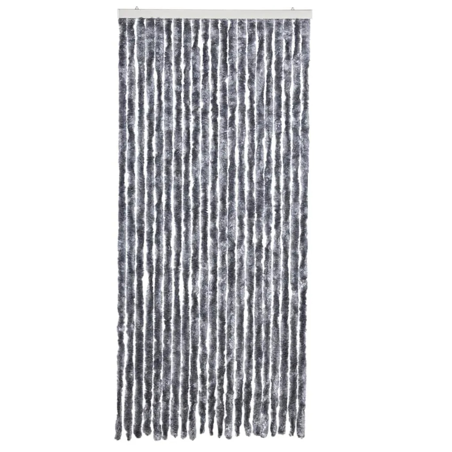 vidaXL Insektenschutz-Vorhang Silbern 90x200 cm Chenille 315139_3