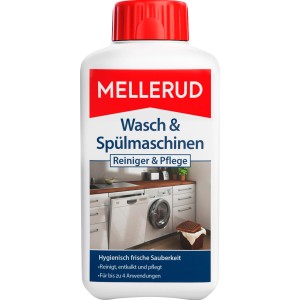 Mellerud Wasch- und Spülmaschinen Reiniger, entfernt Ablagerungen und sorgt für Hygiene.