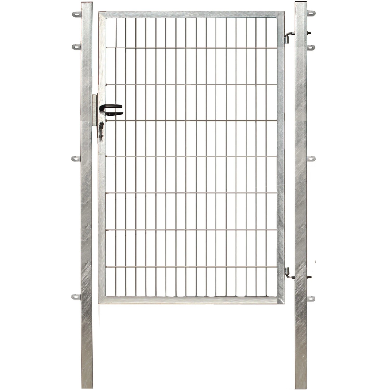Einzeltor für Doppelstabmattenzaun Verzinkt 160 cm x 100 cm günstig online kaufen