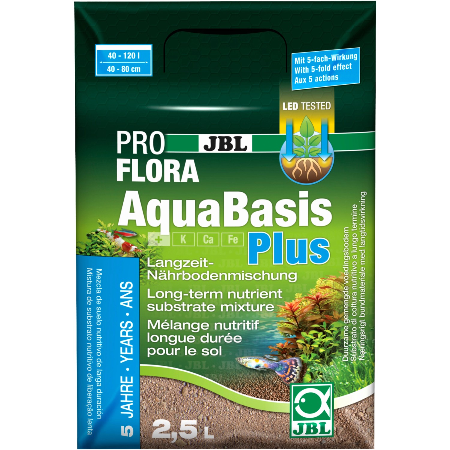 JBL Aquarium Bodenhilfsstoff AquaBasis plus 2,5 l
