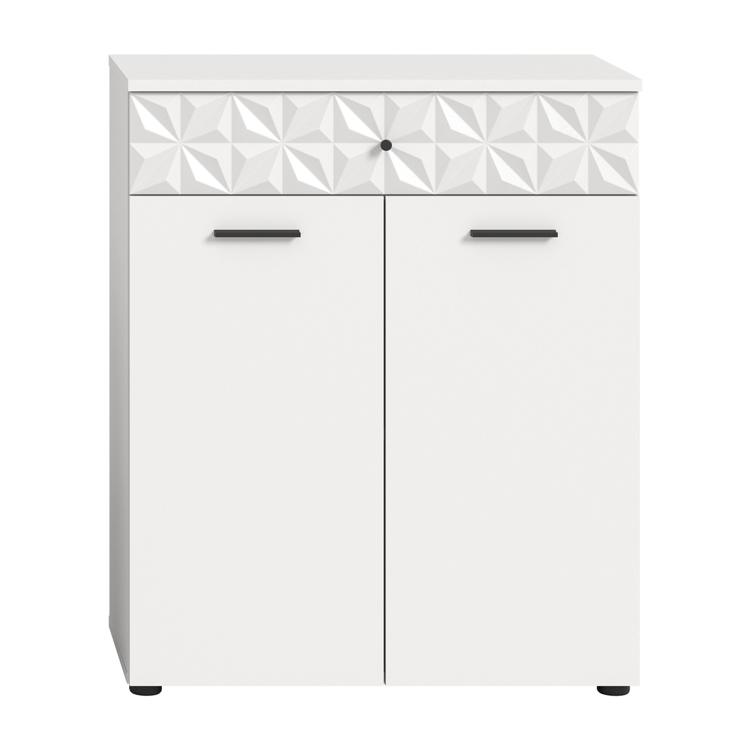 Standschrank Prisma Weiß 85 cm x 70 cm x 34 cm_2