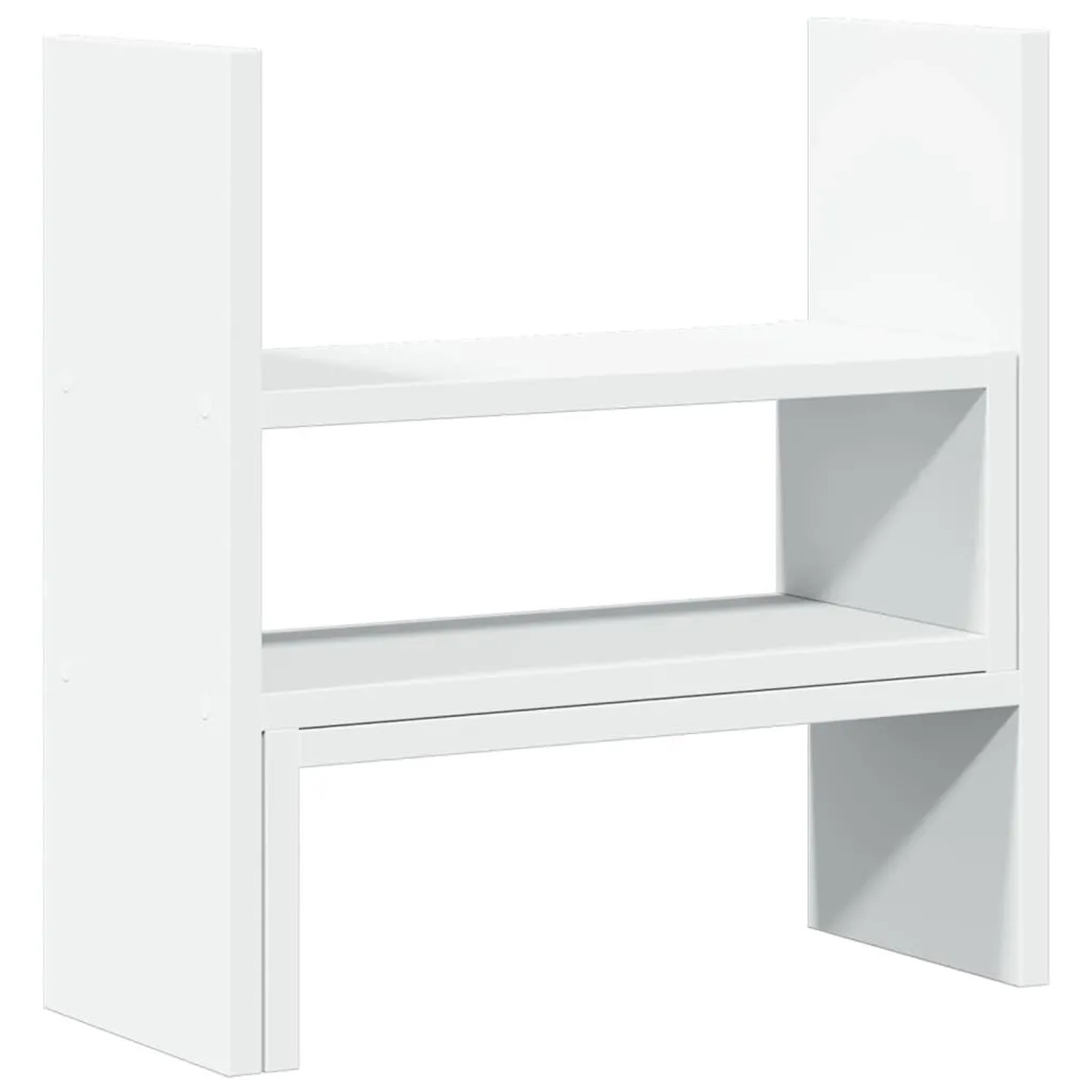 vidaXL Schreibtisch-Organizer Verstellbar Weiß 40x17x41 cm 854760