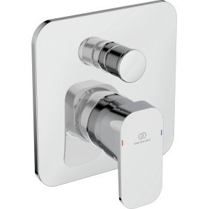 Ideal Standard Tonic II Unterputz Wannenarmatur in Chrom mit Temperaturregler.