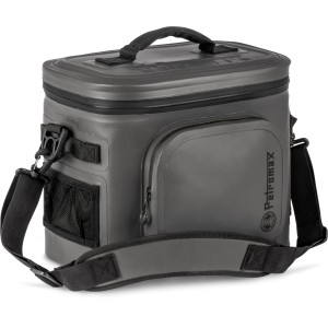 Petromax Kühltasche, 8 l, dunkelgrau. Kompakte Kühlbox mit Tragegurt und Außentaschen.