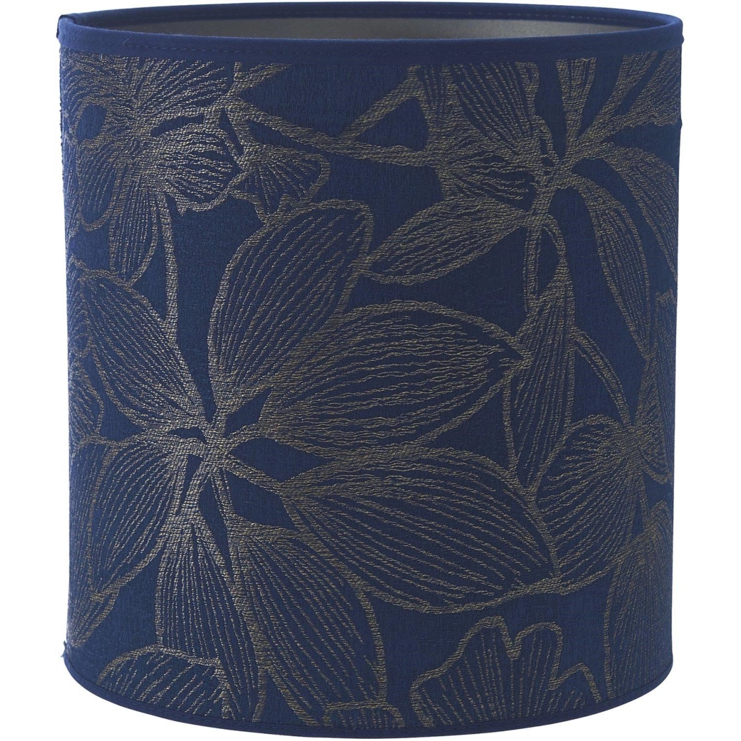 PR Home Celyn Ziba Luxuriöser Lampenschirm Blau Riviera mit Blüten E27 20x2 günstig online kaufen