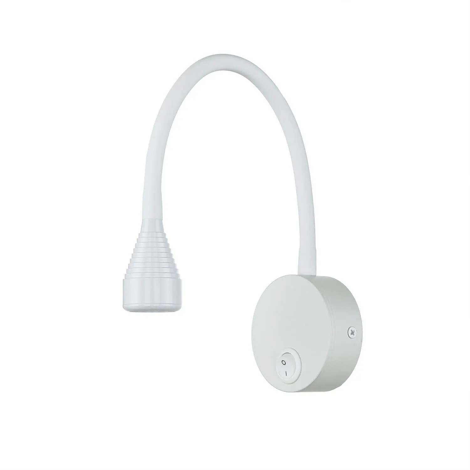 Licht-Erlebnisse LED Wandlampe Mit Schalter Flexarm Weiß 4100 K 245 Lm 41,5 cm Hoch