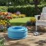 Relaxdays Gartenschlauch Kunststoff Hellblau Wetterfest 20 m_5