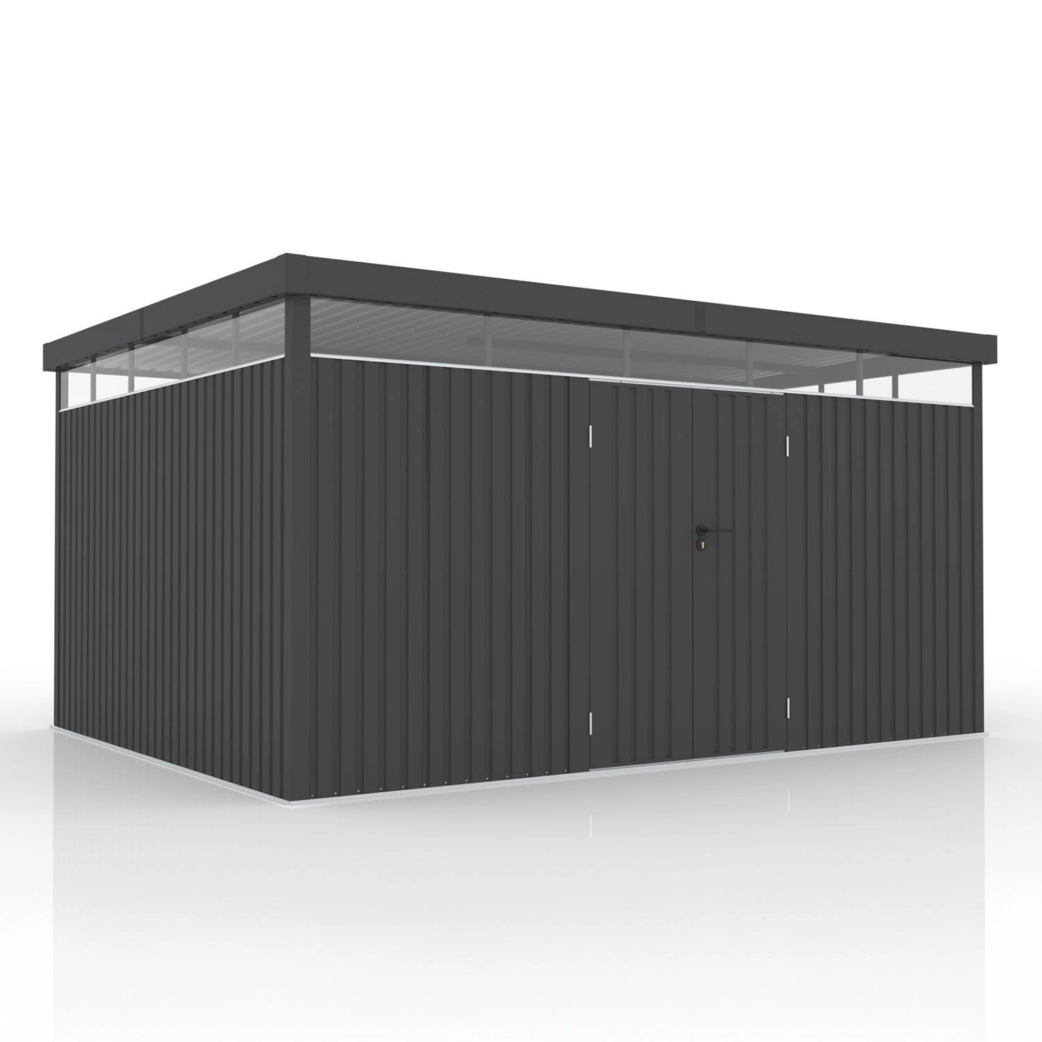 Juskys Gerätehaus Luzern XL 12 m² Anthrazit