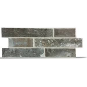 Verblender UltraStrong Klimexmilano Anthrazit, Feinsteinzeug für Wandverkleidung.