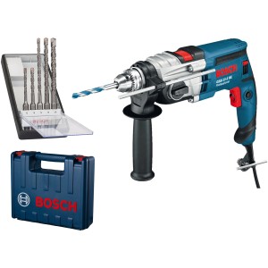 Bosch Professional GSB 19-2 RE Schlagbohrmaschine mit Zubehör und Koffer.