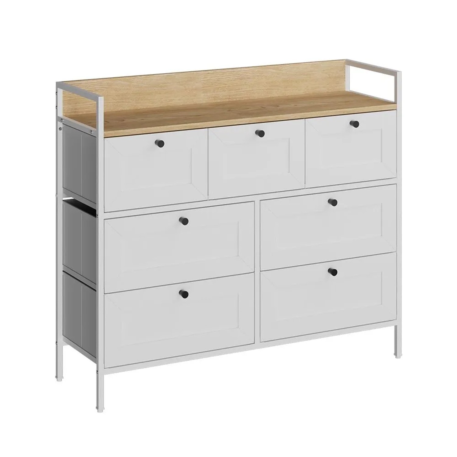Vicco Kommode Belaro Weiß 98 x 85 mit 7 Schubladen Art Nr 51900