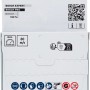 Rückseite der Bosch Trennscheibe Expert for Inox Verpackung. Zeigt technische Daten und Sicherheitspiktogramme für Winkelschleifer.