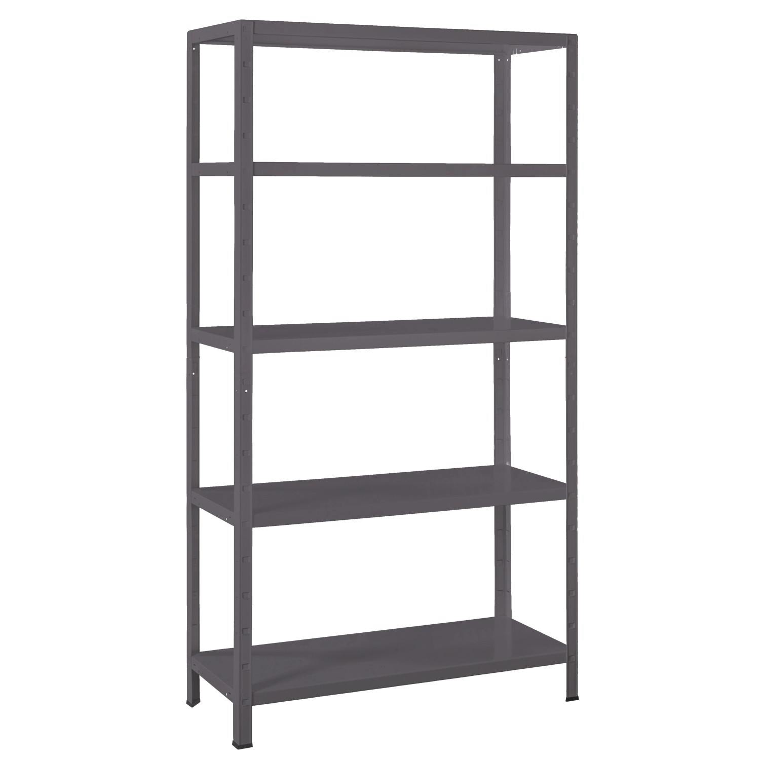 Schulte Stecksystem-Grundregal 190 cm x 100 cm x 45 cm Schwarz günstig online kaufen