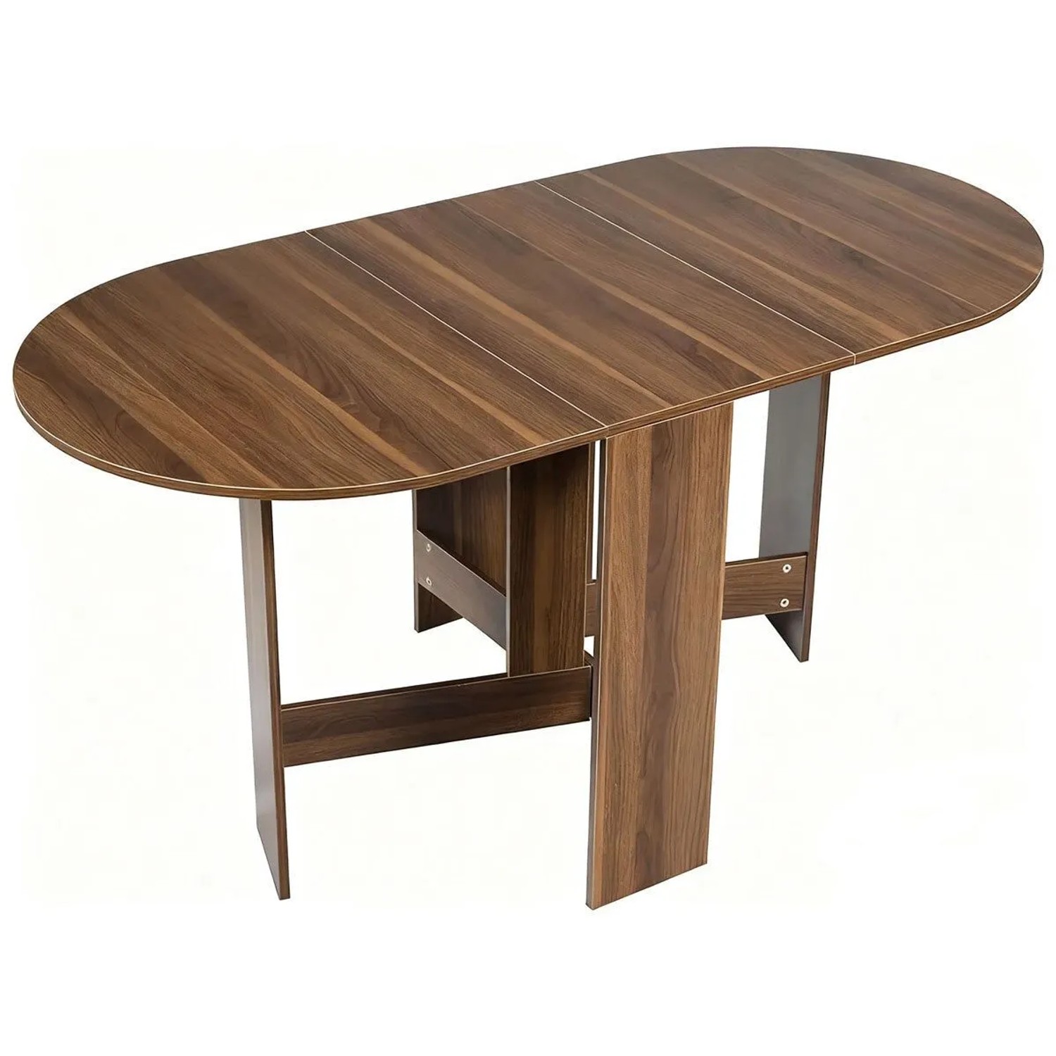 Costway Klappbar Küchentisch Holz für 4-7 Personen 163 x 80 x 75 cm