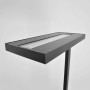 Moderne, dimmbare Arcchio LED Bürostehleuchte Logan in Schwarz aus Aluminium, 2-flammig.