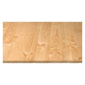 Unbehandelter Rauspund aus Douglasie mit Nut und Feder, 21x116x2000 mm.