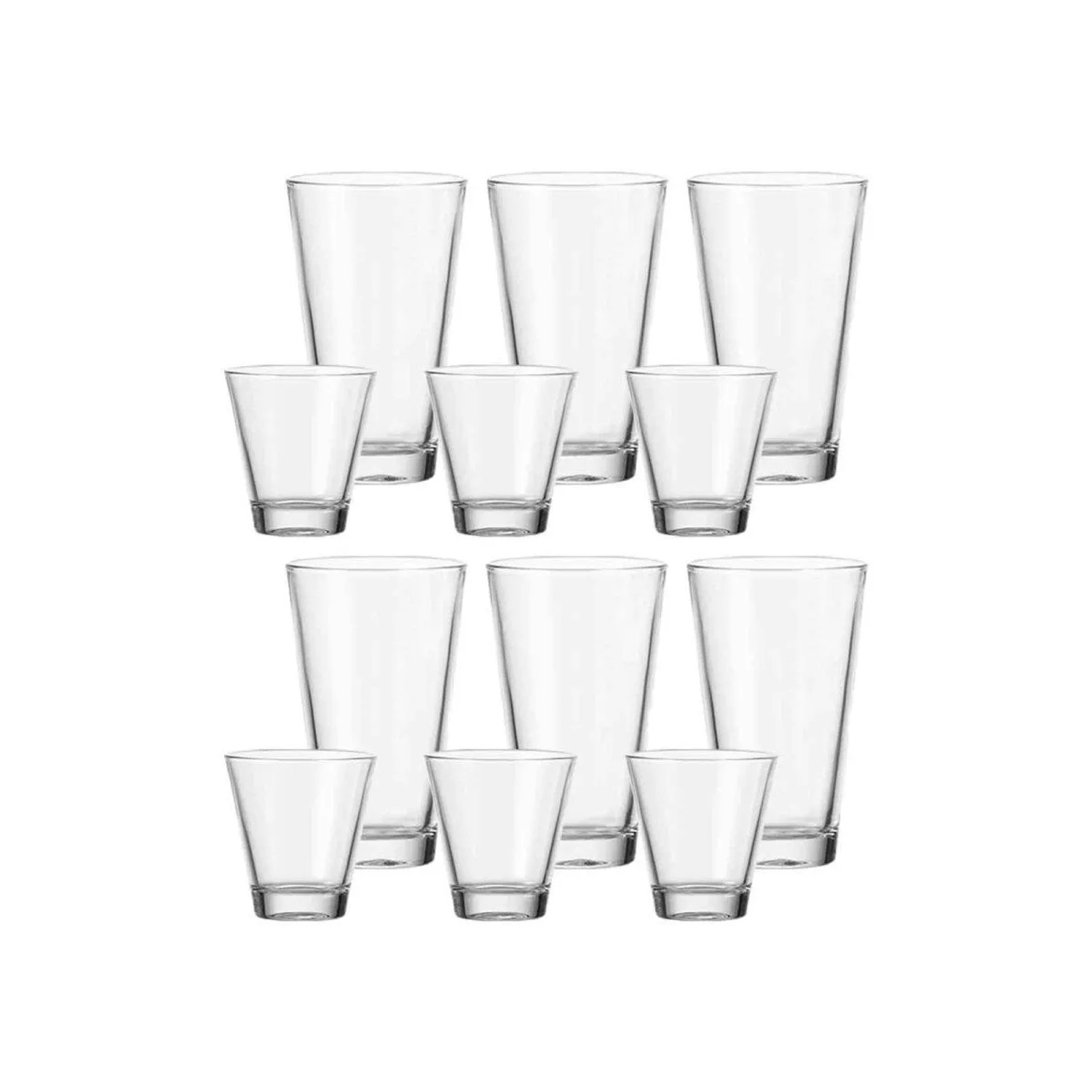 Leonardo Ciao Trinkgläser 215ml + 300ml 12er Set