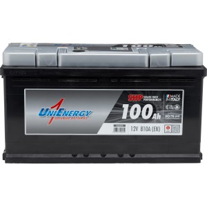 UniEnergy Autobatterie 100 Ah für PKW: Langlebige 12V Batterie mit hoher Startleistung.