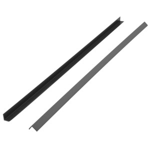 vidaXL Winkelleisten 5 Stk WPC 170 cm Grau 45019