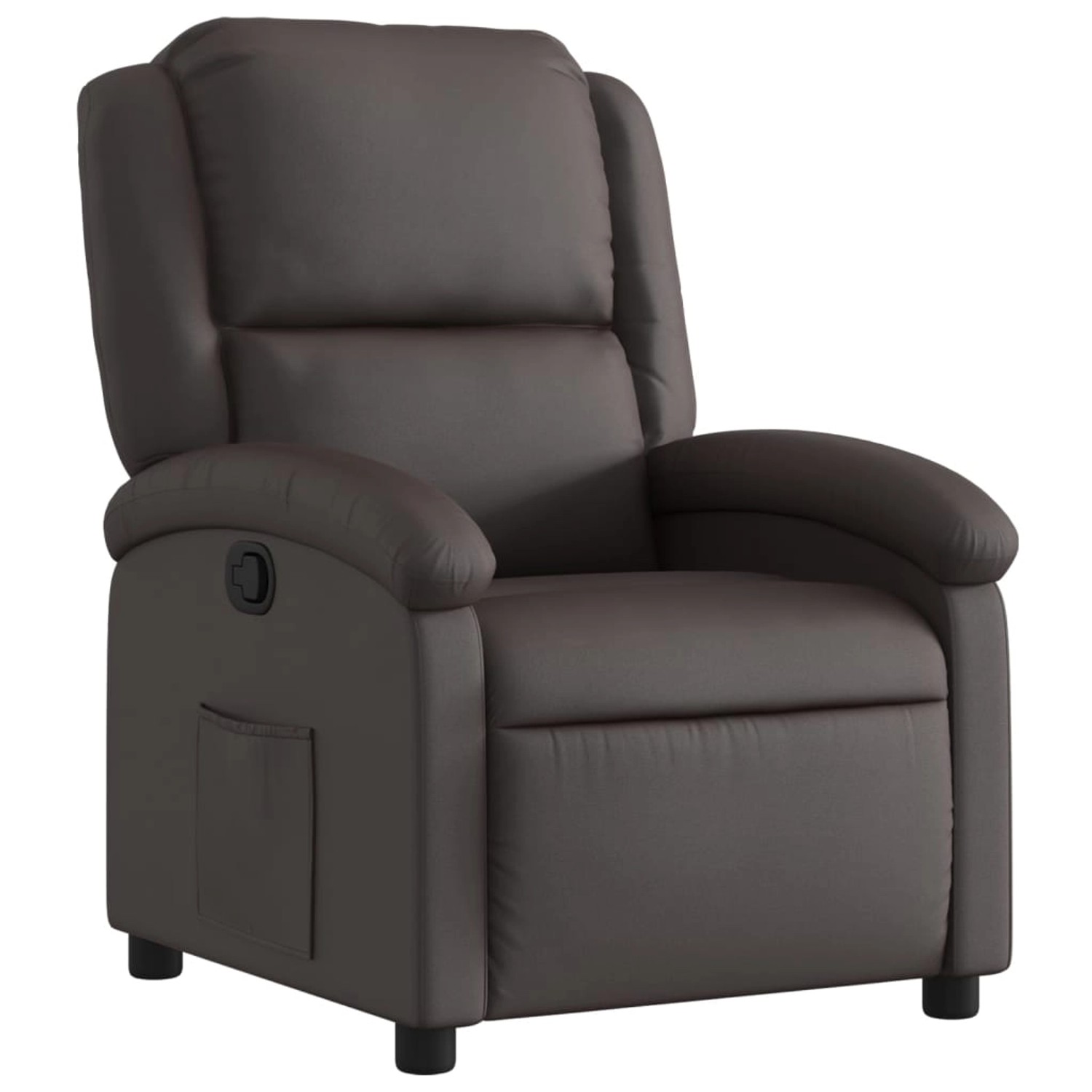 vidaXL Relaxsessel Dunkelbraun Echtleder 3205921 günstig online kaufen