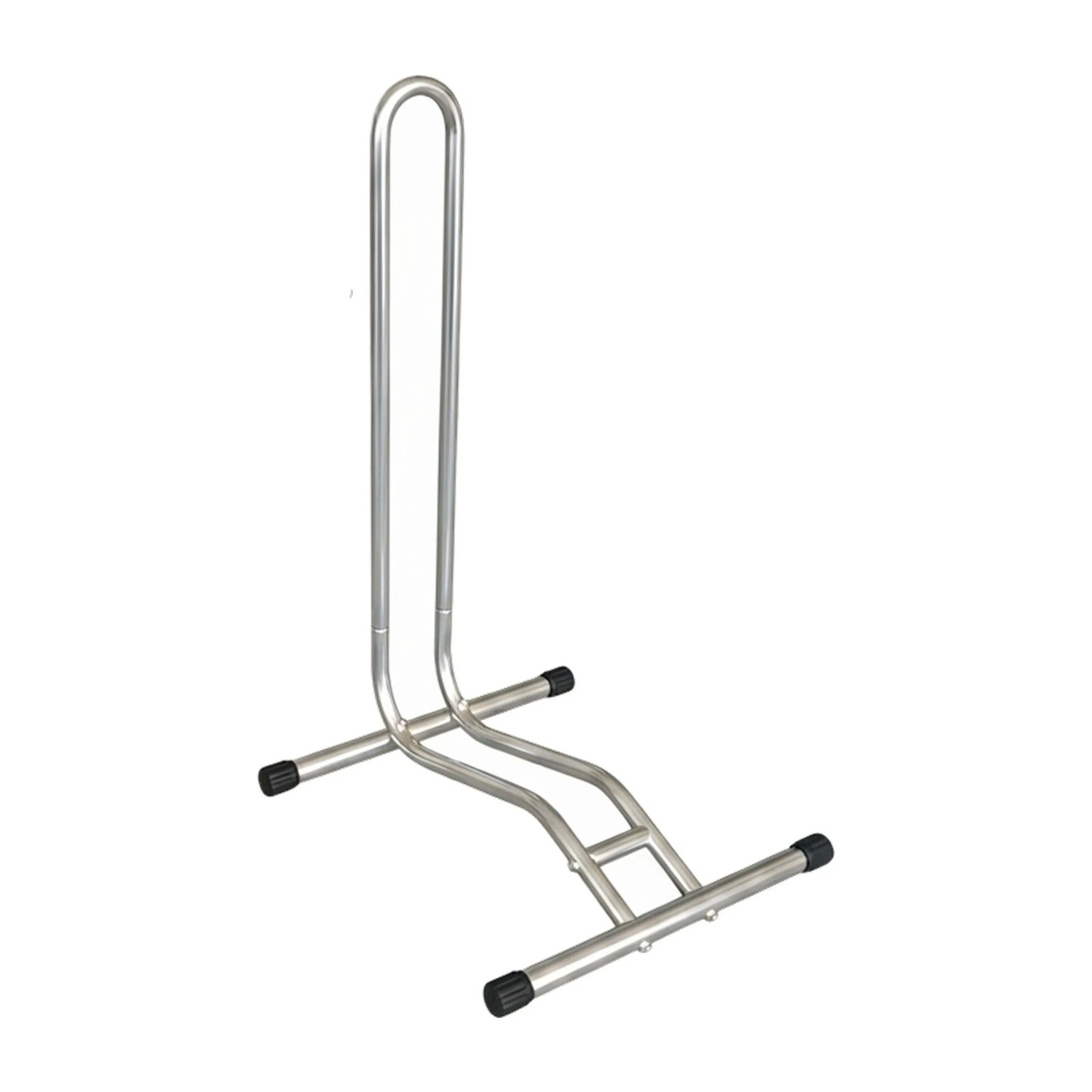 Relaxdays Fahrradständer Stahl Silber Rutschfest für 29 Zoll 72,5 cm x 41 cm x 44,5 cm