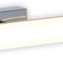 Näve LED-Spiegelleuchte Vareta, Chrom, 31,5 cm. Moderne Wandleuchte mit warmweißem Licht.