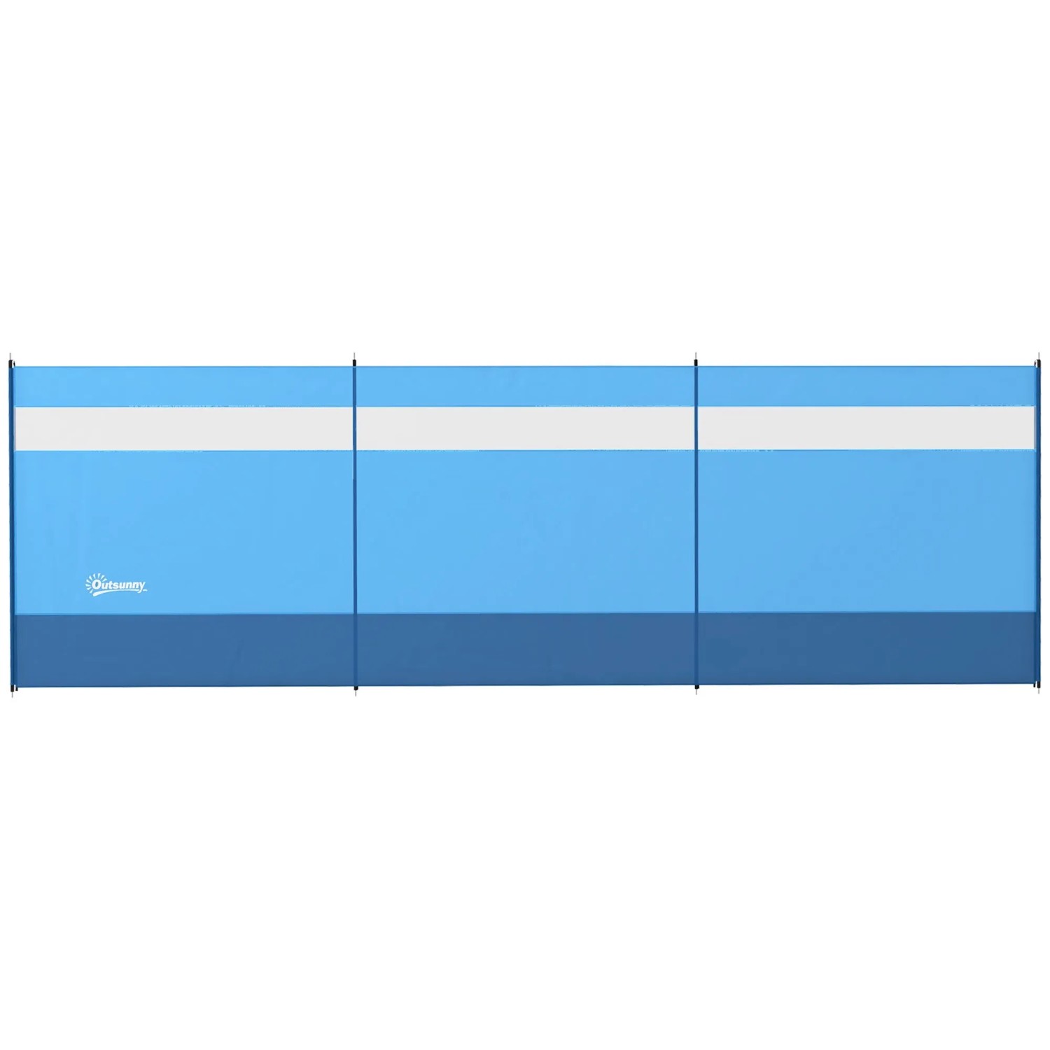 Furnicato Windschutz Mit Sichtfenster Tragetasche 440x140cm Blau