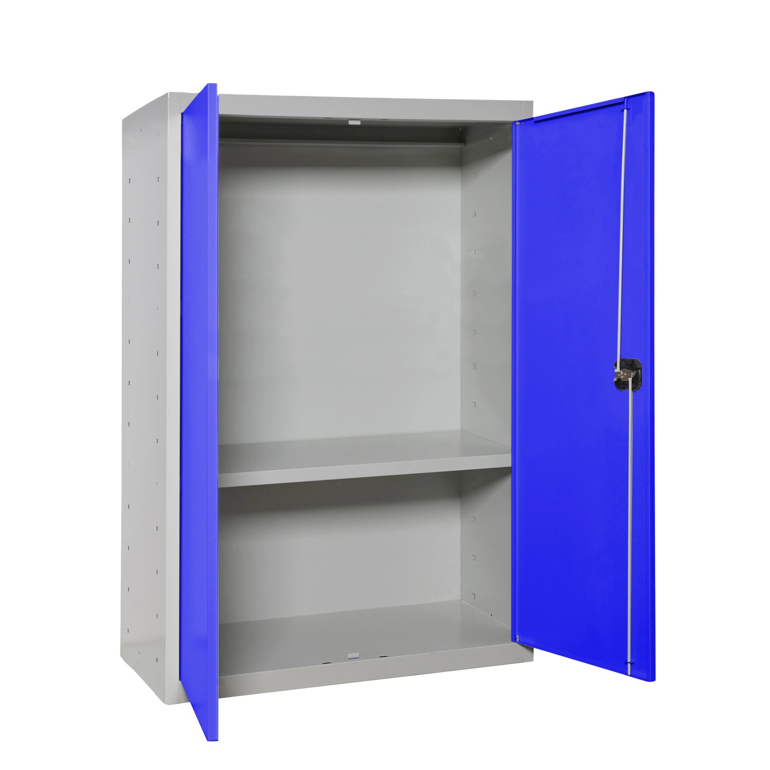 PROREGAL Stahlschrank AMEGO HxBxT 90 x 80 x 40 cm 1x Fachboden Blau-Grau Me günstig online kaufen