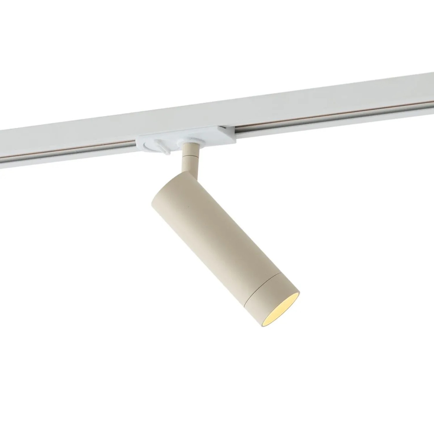 QAZQA Moderner Beiger Strahler für 1 Phasen Schienensystem GU10 35mm Iconic Jeana Luxe