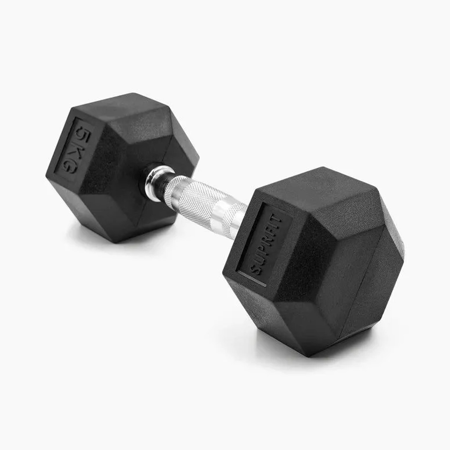 Suprfit Hex Gummi-Kurzhanteln Einzeln 5 kg