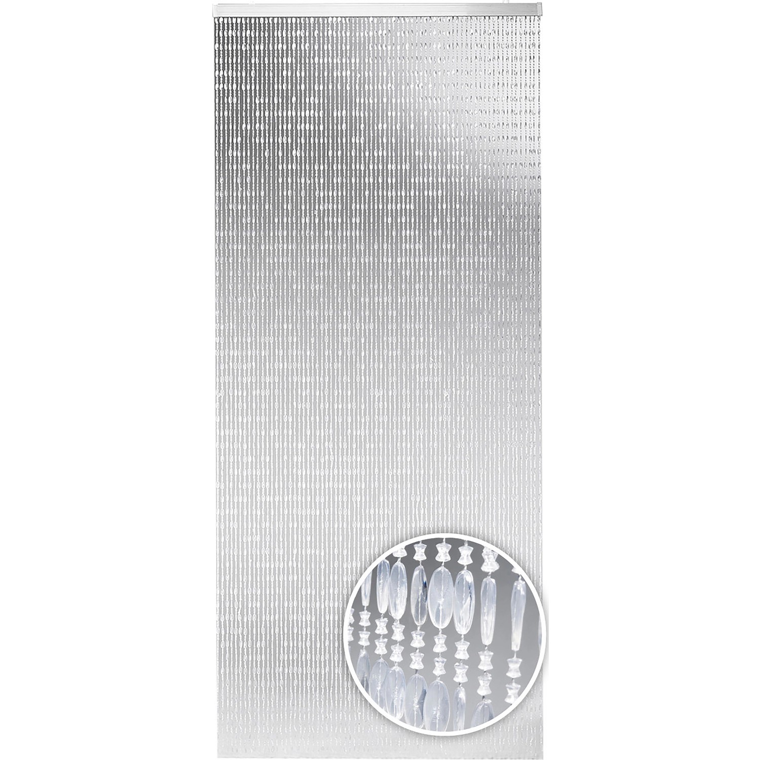 Kobolo Türvorhang DIAMONDS Kunststoff Klar 72 Stränge 90x200 cm günstig online kaufen