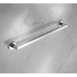 Keuco Edition 90 Badetuchhalter, verchromt, 80 cm, zur Wandmontage im Badezimmer.