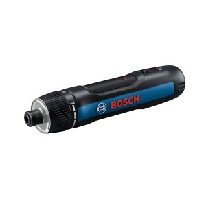 Bosch Professional Go Akku-Schrauber in Schwarz/Blau, ideal für präzise Schraubarbeiten.