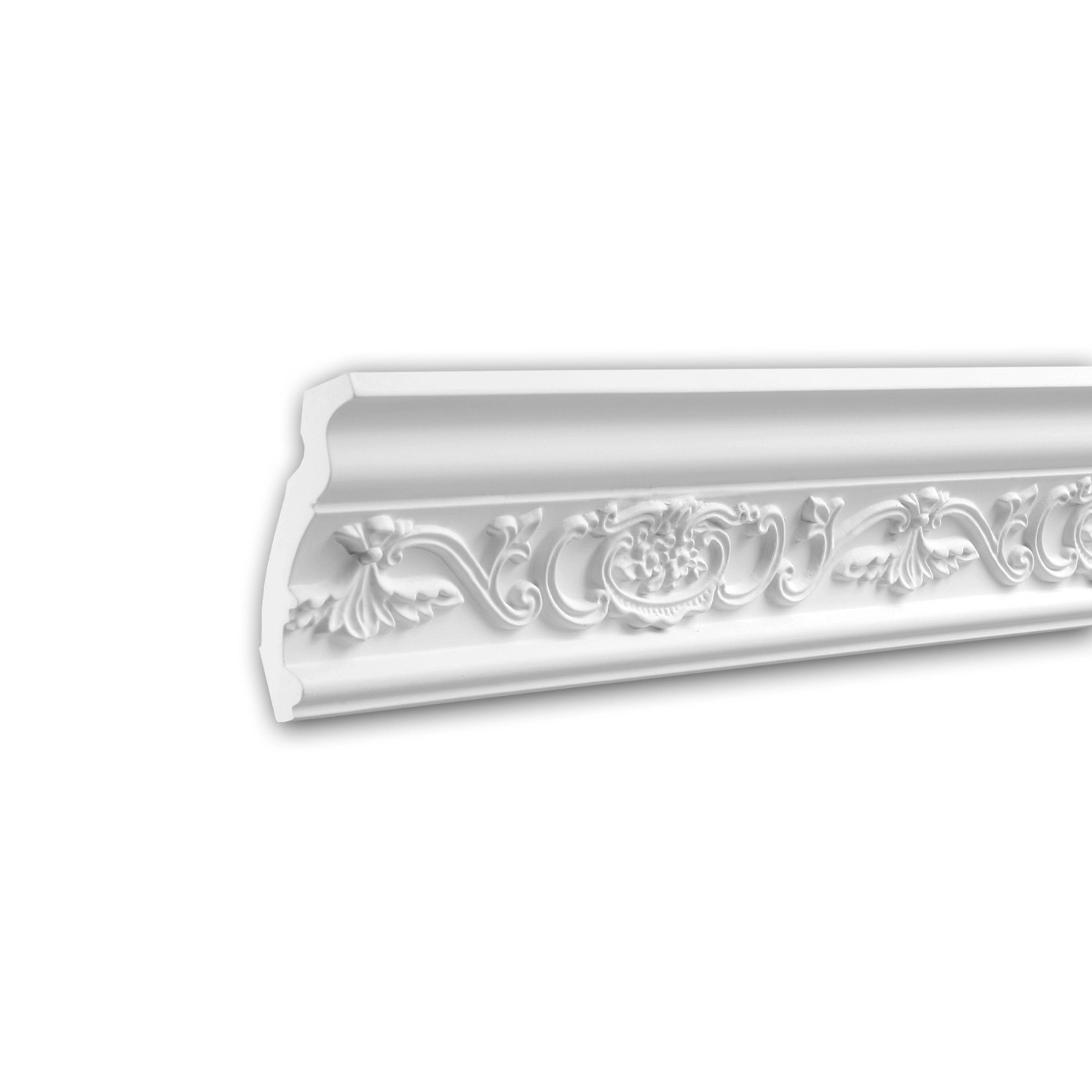 PROFHOME 150162 Eckleiste aus Polyurethan Deckenleiste Stuckleiste 2 m 200 günstig online kaufen