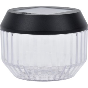 Lutec Diva Solar-Tischleuchte, 2er-Set, schwarz, Ø 11cm. Deko-Leuchte für Garten und Tisch.